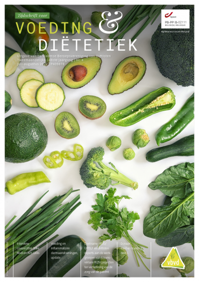 Voeding en diëtiek cover juli - augustus 2022