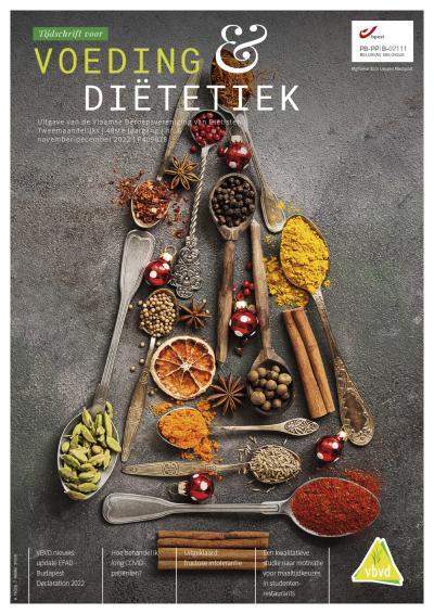 Voeding en diëtiek cover november - december 2022